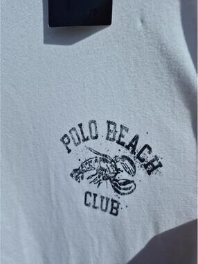 Mens Polo Ralph Lauren White T-Shirt Tall Polo  2XLT New $48 MSRP Beach Club 2XT
